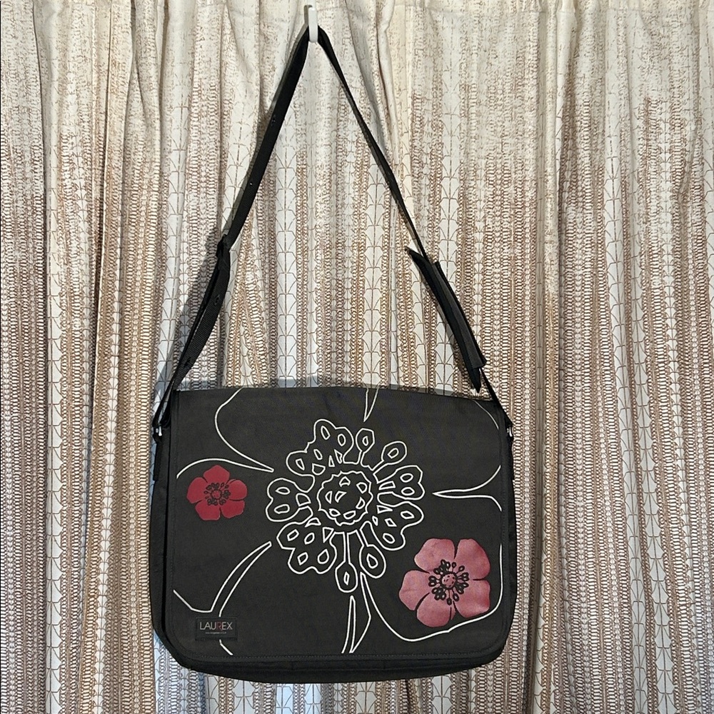Laurex Los AngelesLaptop Messenger Bag in Steel Petal